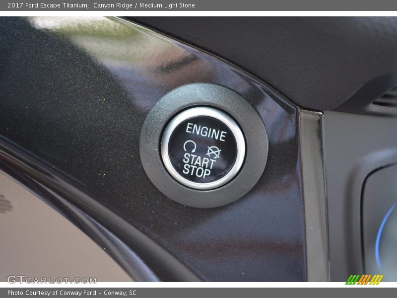 Canyon Ridge / Medium Light Stone 2017 Ford Escape Titanium