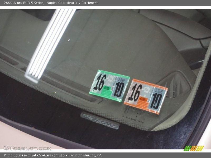 Naples Gold Metallic / Parchment 2000 Acura RL 3.5 Sedan