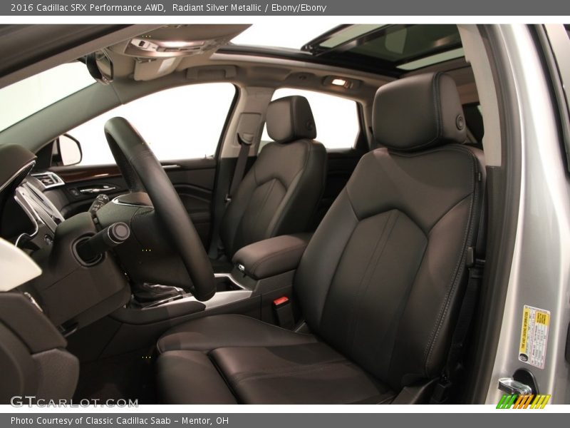 Radiant Silver Metallic / Ebony/Ebony 2016 Cadillac SRX Performance AWD
