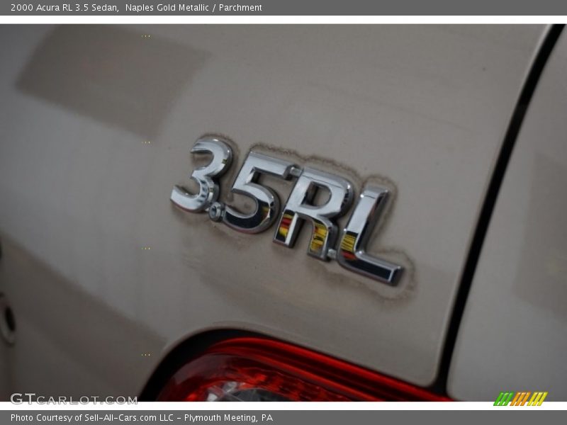 Naples Gold Metallic / Parchment 2000 Acura RL 3.5 Sedan