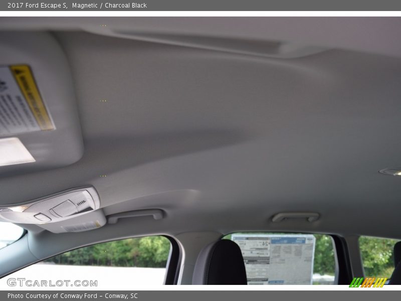 Magnetic / Charcoal Black 2017 Ford Escape S