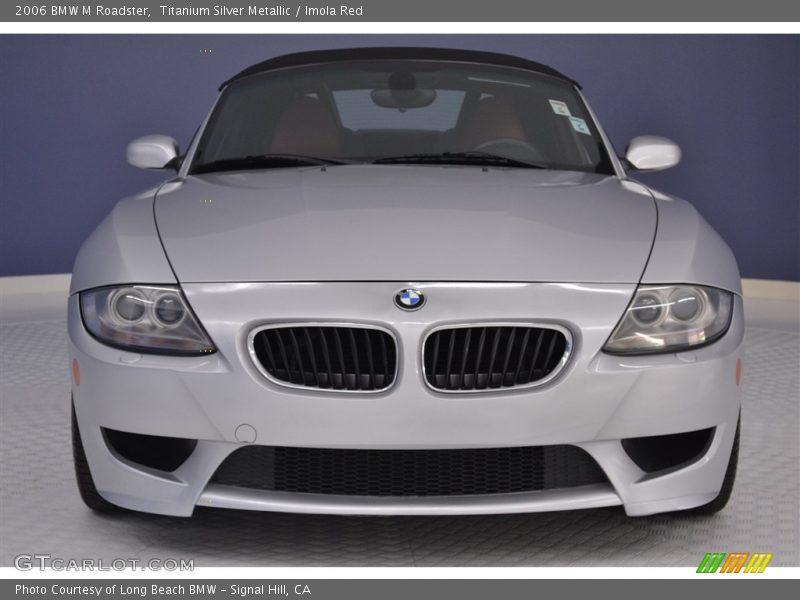 Titanium Silver Metallic / Imola Red 2006 BMW M Roadster