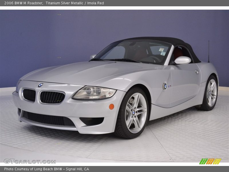 Titanium Silver Metallic / Imola Red 2006 BMW M Roadster