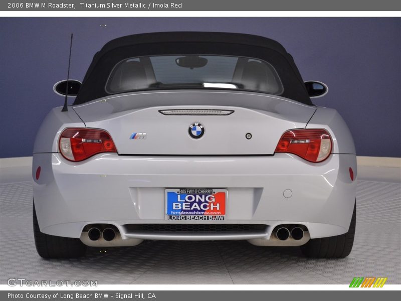 Titanium Silver Metallic / Imola Red 2006 BMW M Roadster