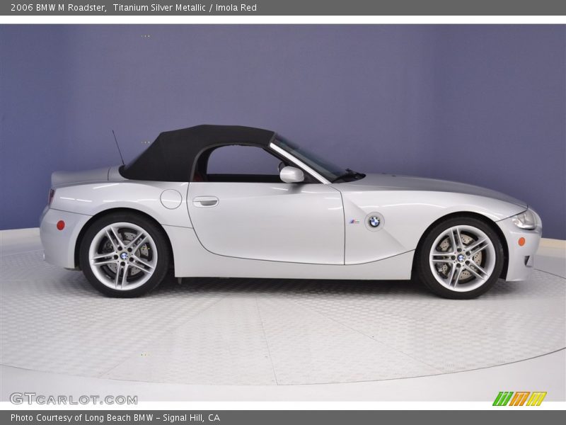 Titanium Silver Metallic / Imola Red 2006 BMW M Roadster