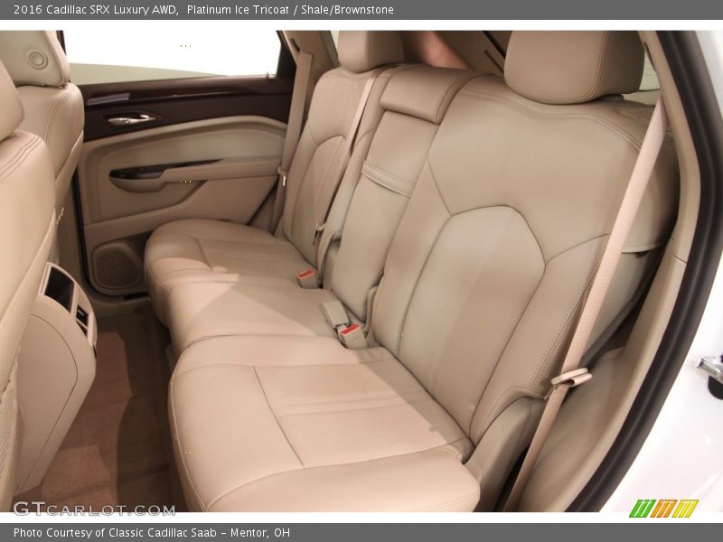 Platinum Ice Tricoat / Shale/Brownstone 2016 Cadillac SRX Luxury AWD