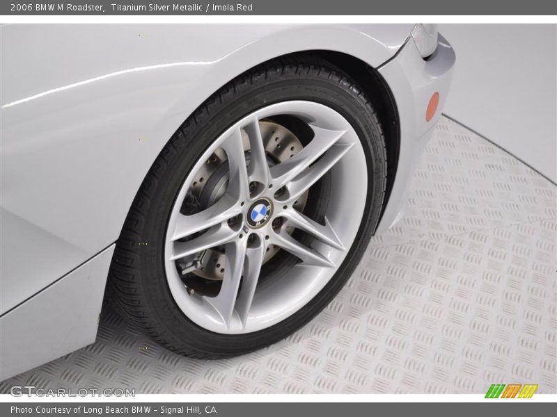 Titanium Silver Metallic / Imola Red 2006 BMW M Roadster