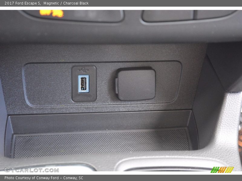 Magnetic / Charcoal Black 2017 Ford Escape S