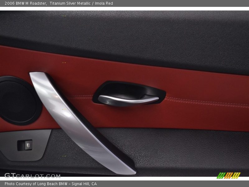 Titanium Silver Metallic / Imola Red 2006 BMW M Roadster
