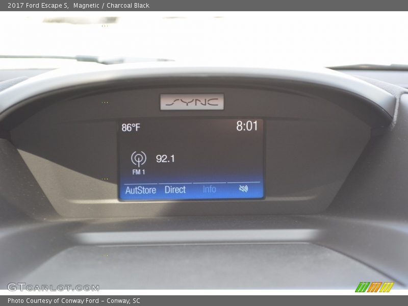 Magnetic / Charcoal Black 2017 Ford Escape S