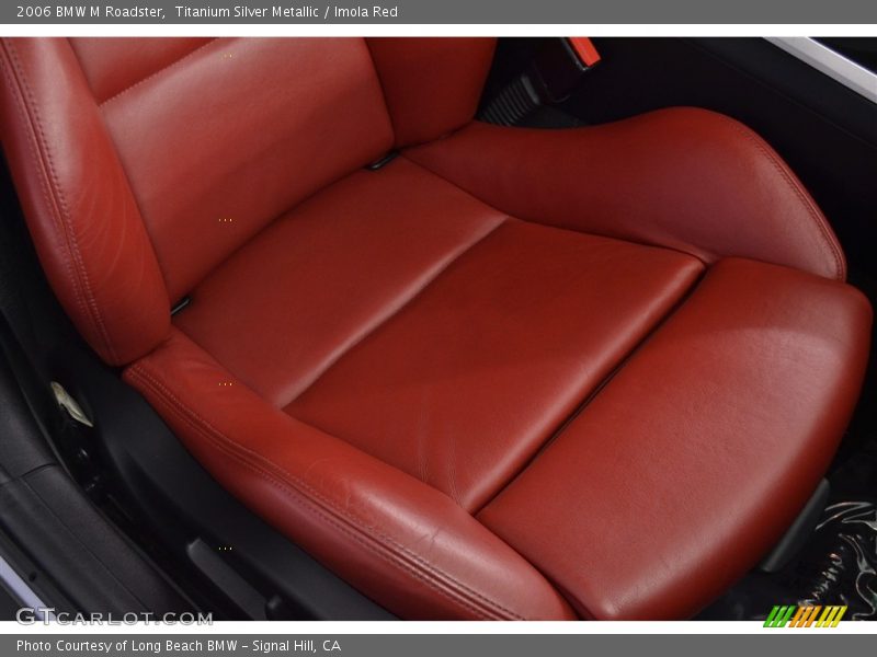 Titanium Silver Metallic / Imola Red 2006 BMW M Roadster