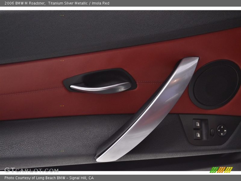 Titanium Silver Metallic / Imola Red 2006 BMW M Roadster