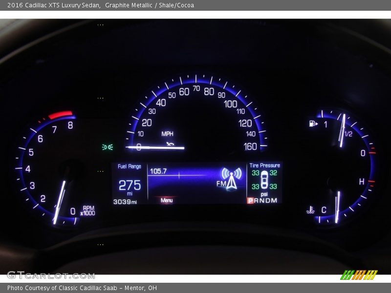  2016 XTS Luxury Sedan Luxury Sedan Gauges