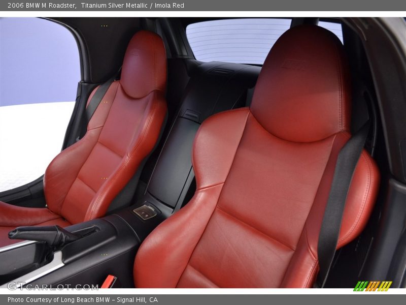 Titanium Silver Metallic / Imola Red 2006 BMW M Roadster