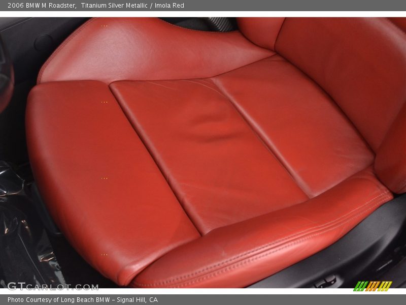 Titanium Silver Metallic / Imola Red 2006 BMW M Roadster