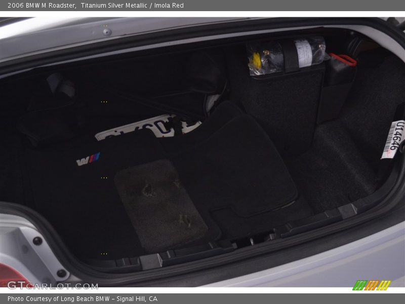 Titanium Silver Metallic / Imola Red 2006 BMW M Roadster
