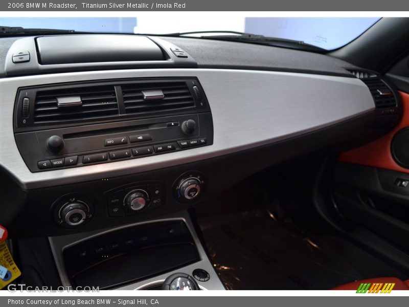 Titanium Silver Metallic / Imola Red 2006 BMW M Roadster