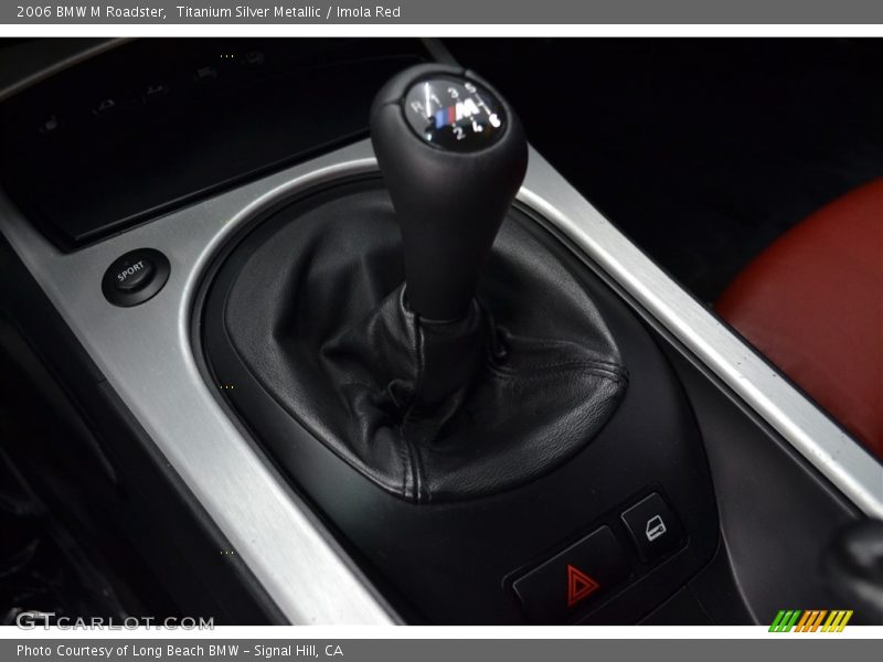 Titanium Silver Metallic / Imola Red 2006 BMW M Roadster
