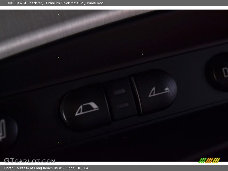 Titanium Silver Metallic / Imola Red 2006 BMW M Roadster