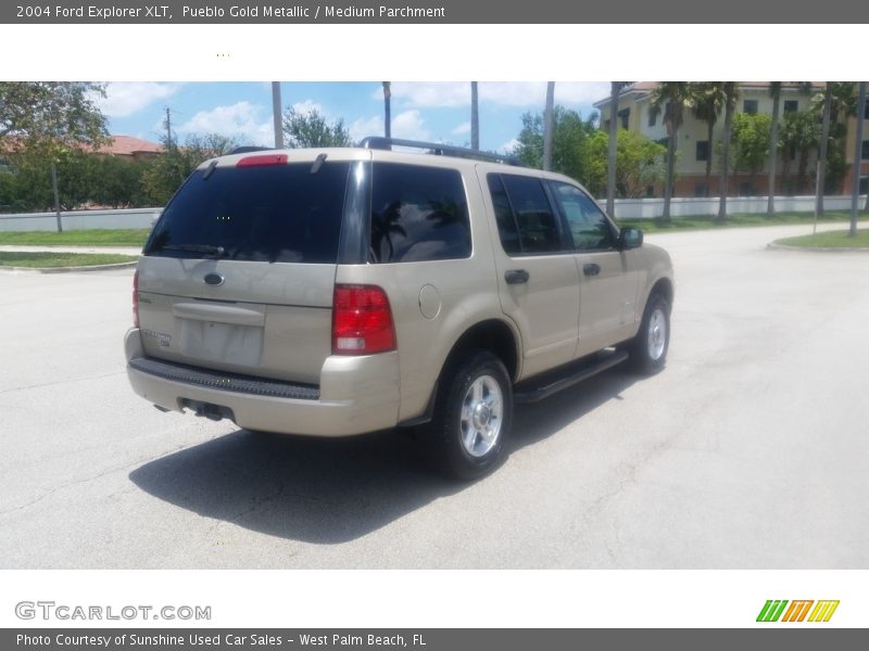 Pueblo Gold Metallic / Medium Parchment 2004 Ford Explorer XLT