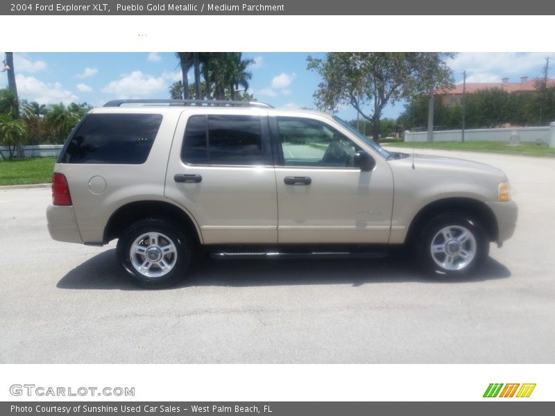Pueblo Gold Metallic / Medium Parchment 2004 Ford Explorer XLT