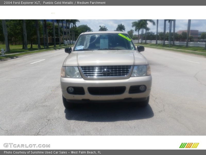 Pueblo Gold Metallic / Medium Parchment 2004 Ford Explorer XLT