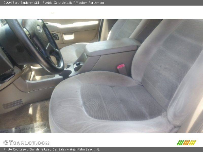 Pueblo Gold Metallic / Medium Parchment 2004 Ford Explorer XLT