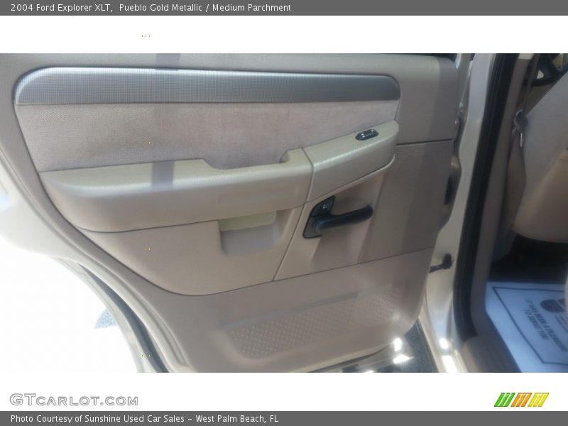 Pueblo Gold Metallic / Medium Parchment 2004 Ford Explorer XLT