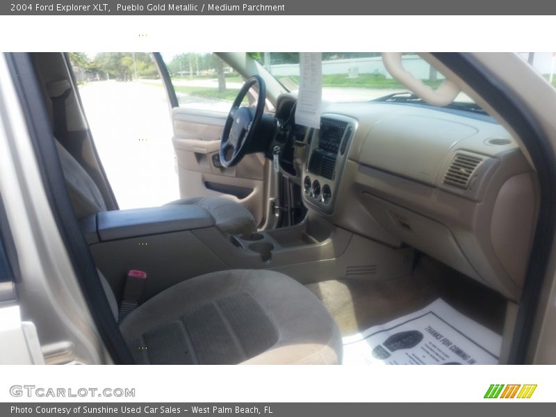 Pueblo Gold Metallic / Medium Parchment 2004 Ford Explorer XLT