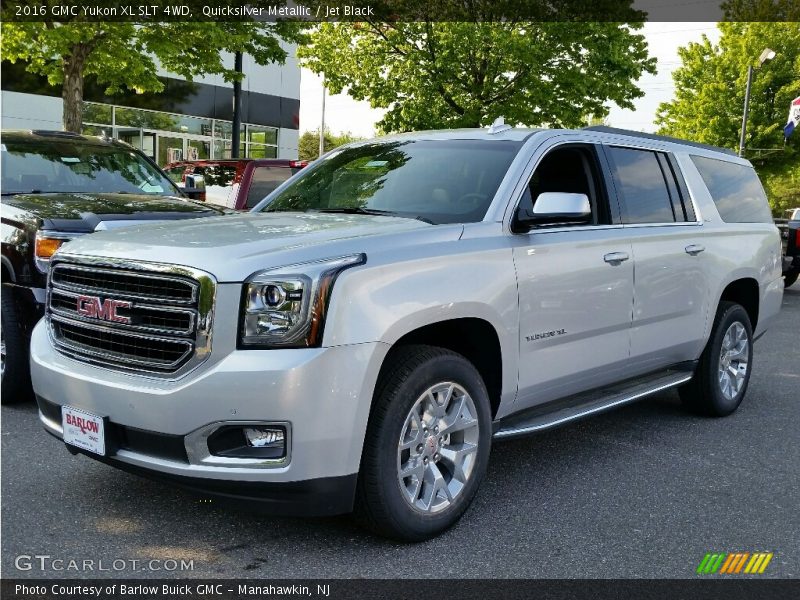 Quicksilver Metallic / Jet Black 2016 GMC Yukon XL SLT 4WD