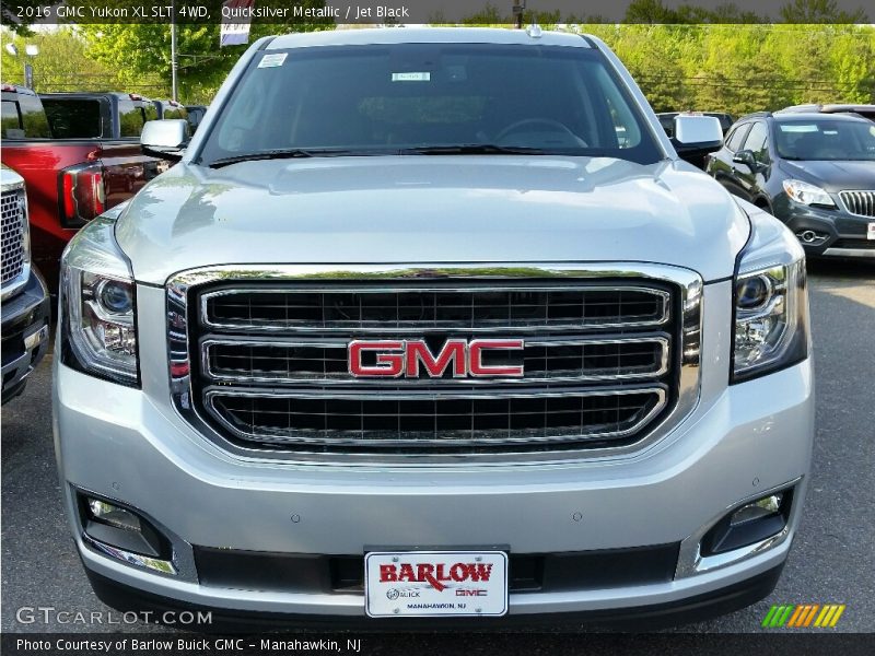 Quicksilver Metallic / Jet Black 2016 GMC Yukon XL SLT 4WD