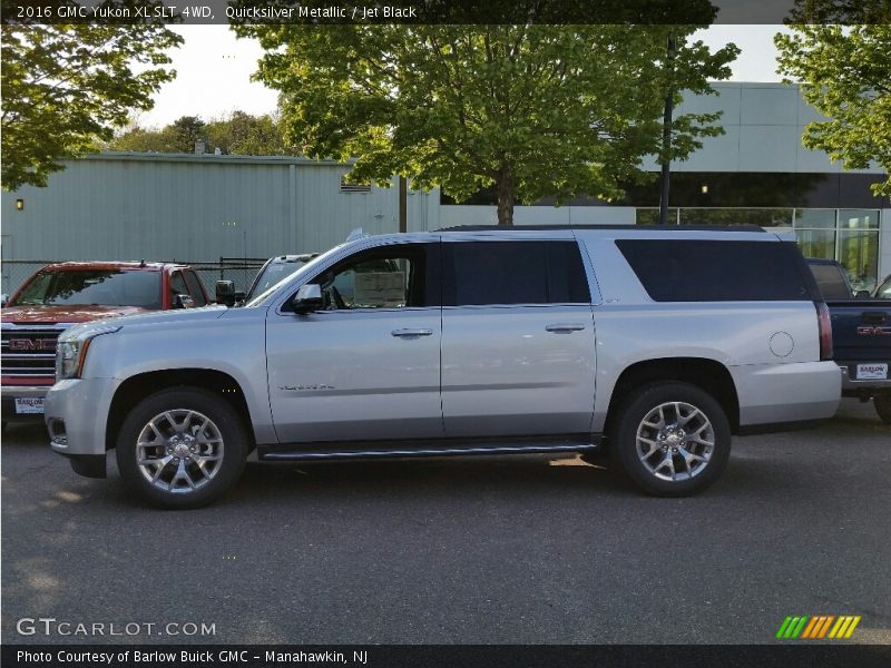 Quicksilver Metallic / Jet Black 2016 GMC Yukon XL SLT 4WD