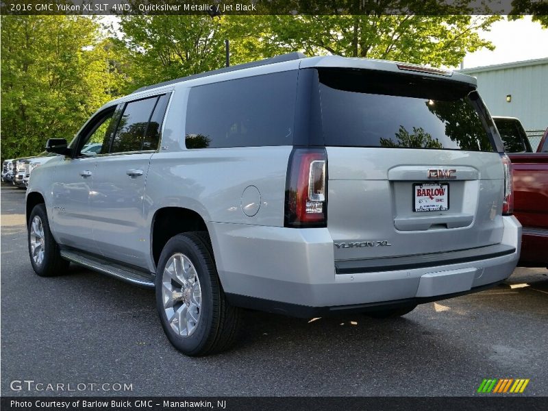 Quicksilver Metallic / Jet Black 2016 GMC Yukon XL SLT 4WD