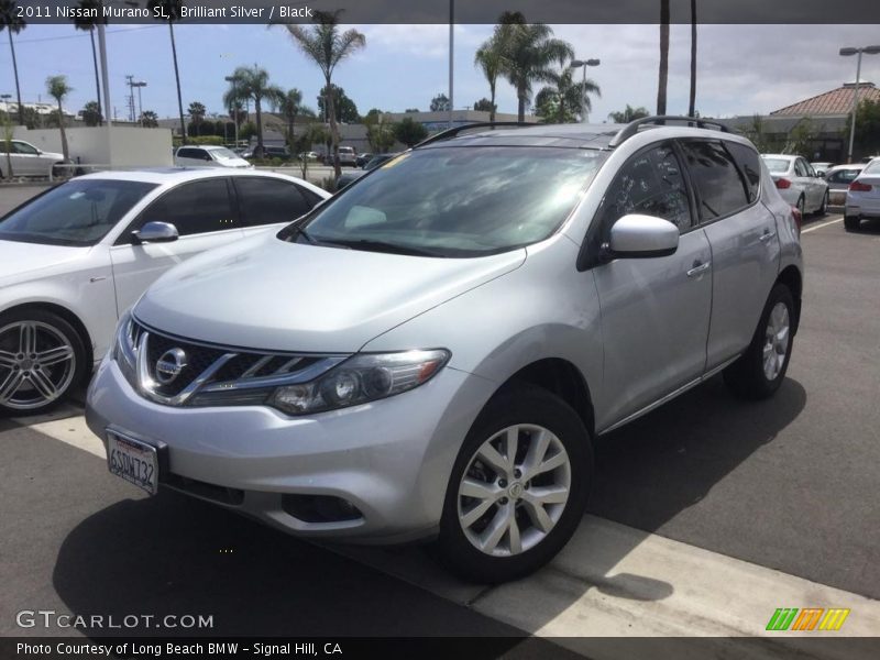 Brilliant Silver / Black 2011 Nissan Murano SL