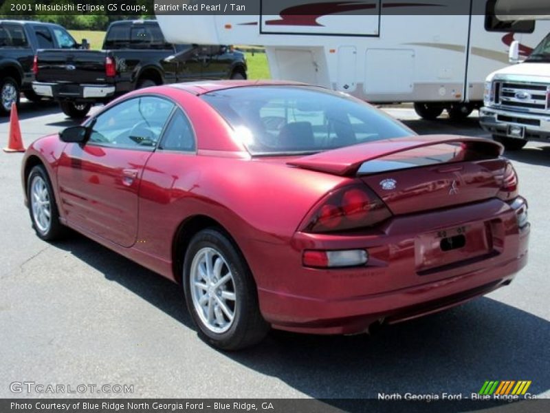 Patriot Red Pearl / Tan 2001 Mitsubishi Eclipse GS Coupe