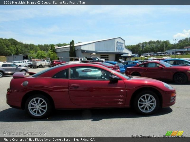 Patriot Red Pearl / Tan 2001 Mitsubishi Eclipse GS Coupe
