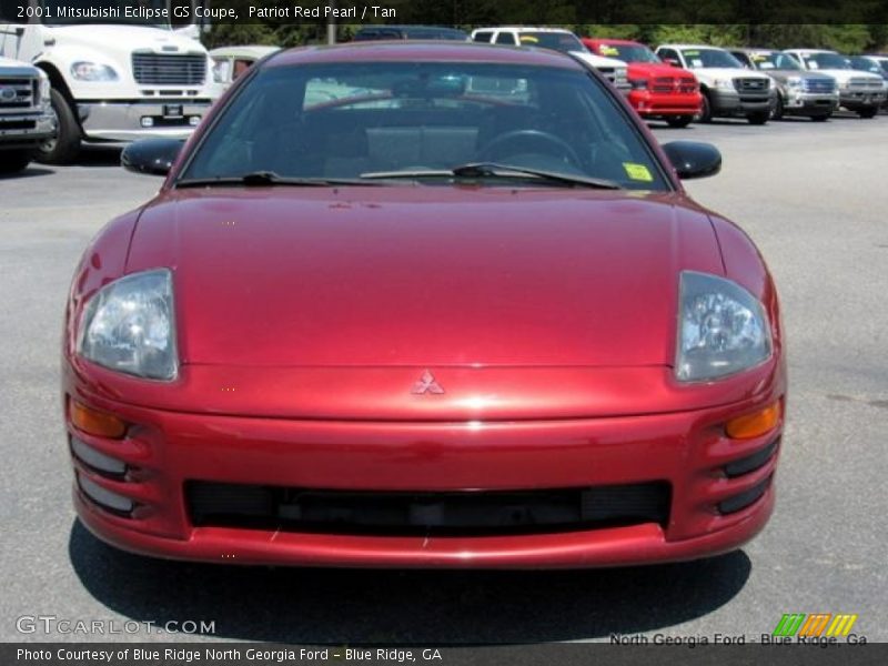 Patriot Red Pearl / Tan 2001 Mitsubishi Eclipse GS Coupe