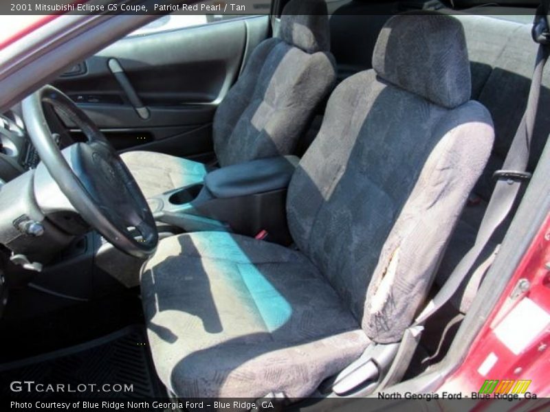 Patriot Red Pearl / Tan 2001 Mitsubishi Eclipse GS Coupe