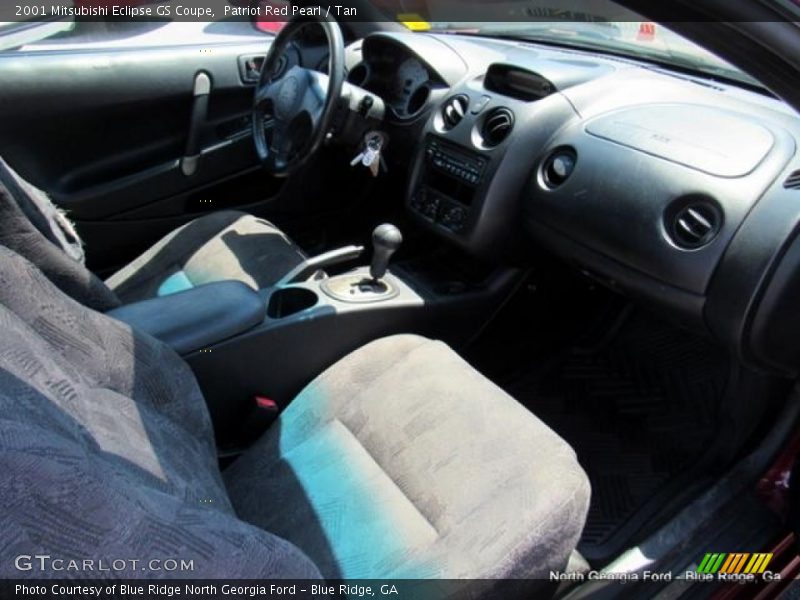 Patriot Red Pearl / Tan 2001 Mitsubishi Eclipse GS Coupe