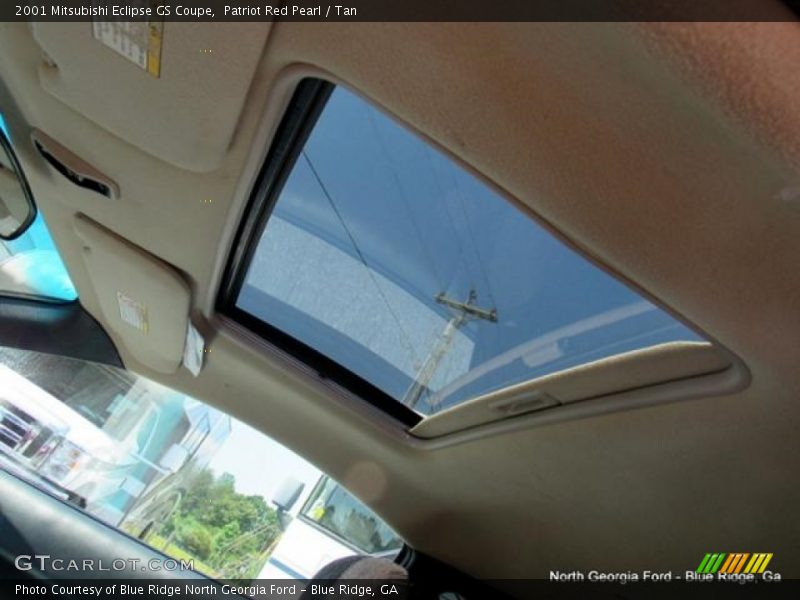 Patriot Red Pearl / Tan 2001 Mitsubishi Eclipse GS Coupe