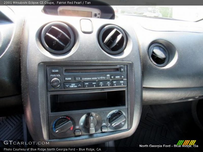 Patriot Red Pearl / Tan 2001 Mitsubishi Eclipse GS Coupe