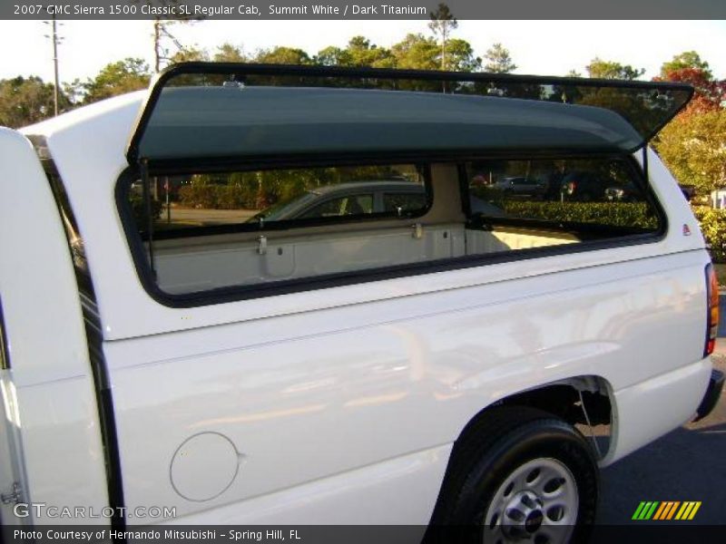 Summit White / Dark Titanium 2007 GMC Sierra 1500 Classic SL Regular Cab