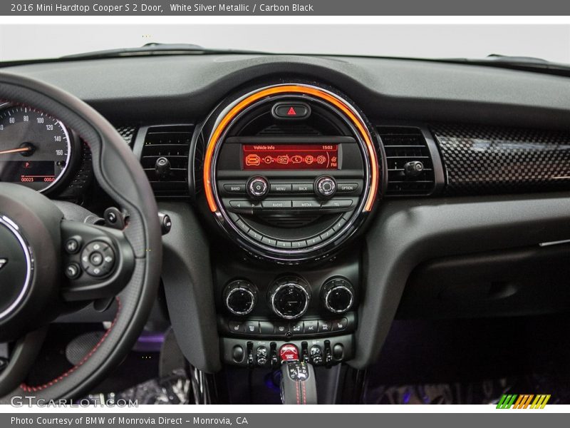 White Silver Metallic / Carbon Black 2016 Mini Hardtop Cooper S 2 Door