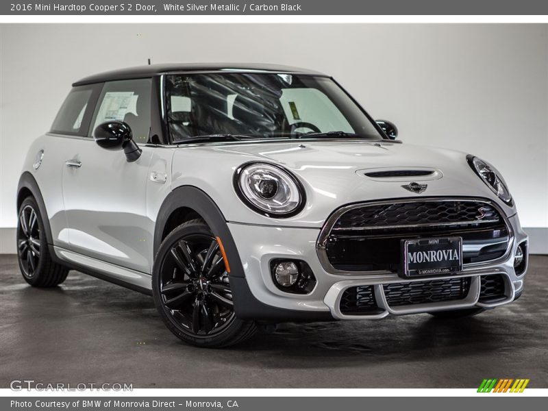 White Silver Metallic / Carbon Black 2016 Mini Hardtop Cooper S 2 Door