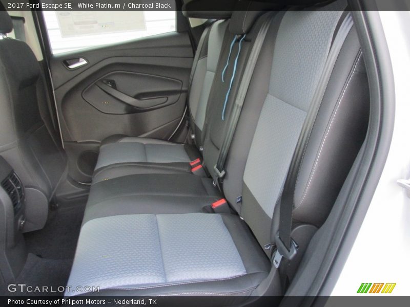 White Platinum / Charcoal Black 2017 Ford Escape SE