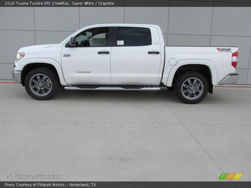 Super White / Graphite 2016 Toyota Tundra SR5 CrewMax