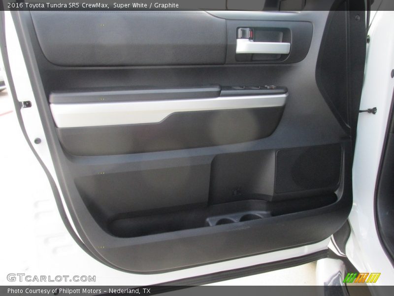 Super White / Graphite 2016 Toyota Tundra SR5 CrewMax