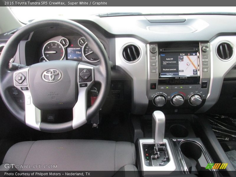 Super White / Graphite 2016 Toyota Tundra SR5 CrewMax