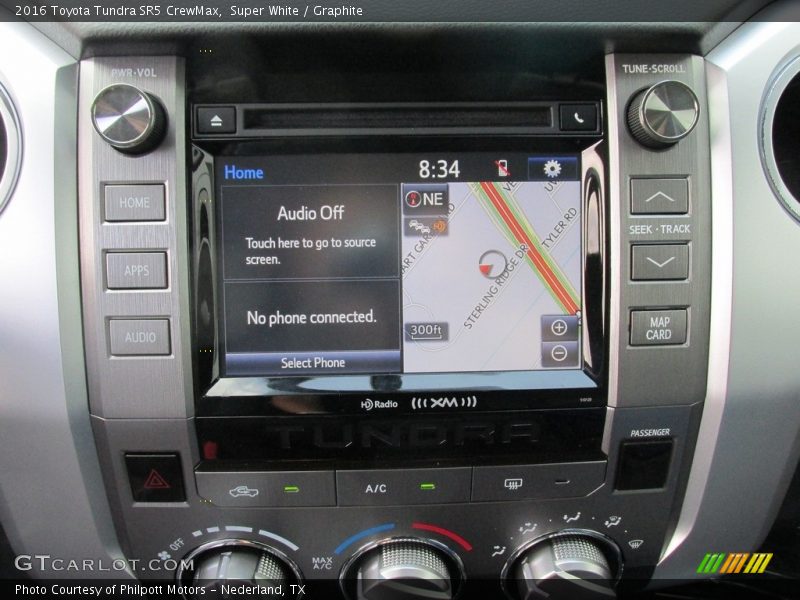 Super White / Graphite 2016 Toyota Tundra SR5 CrewMax