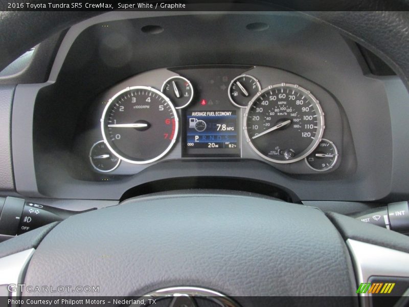 Super White / Graphite 2016 Toyota Tundra SR5 CrewMax